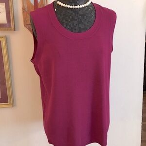 Charter Club Darker Fusia Vest size XL